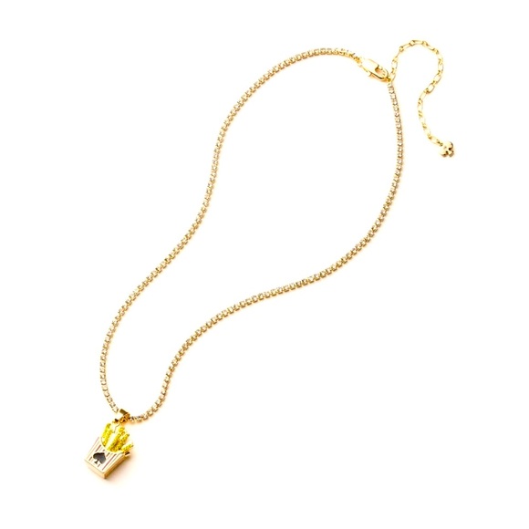 French Fry Charm Tennis Necklace - kate spade new york x Target™ Gold - Picture 2 of 4